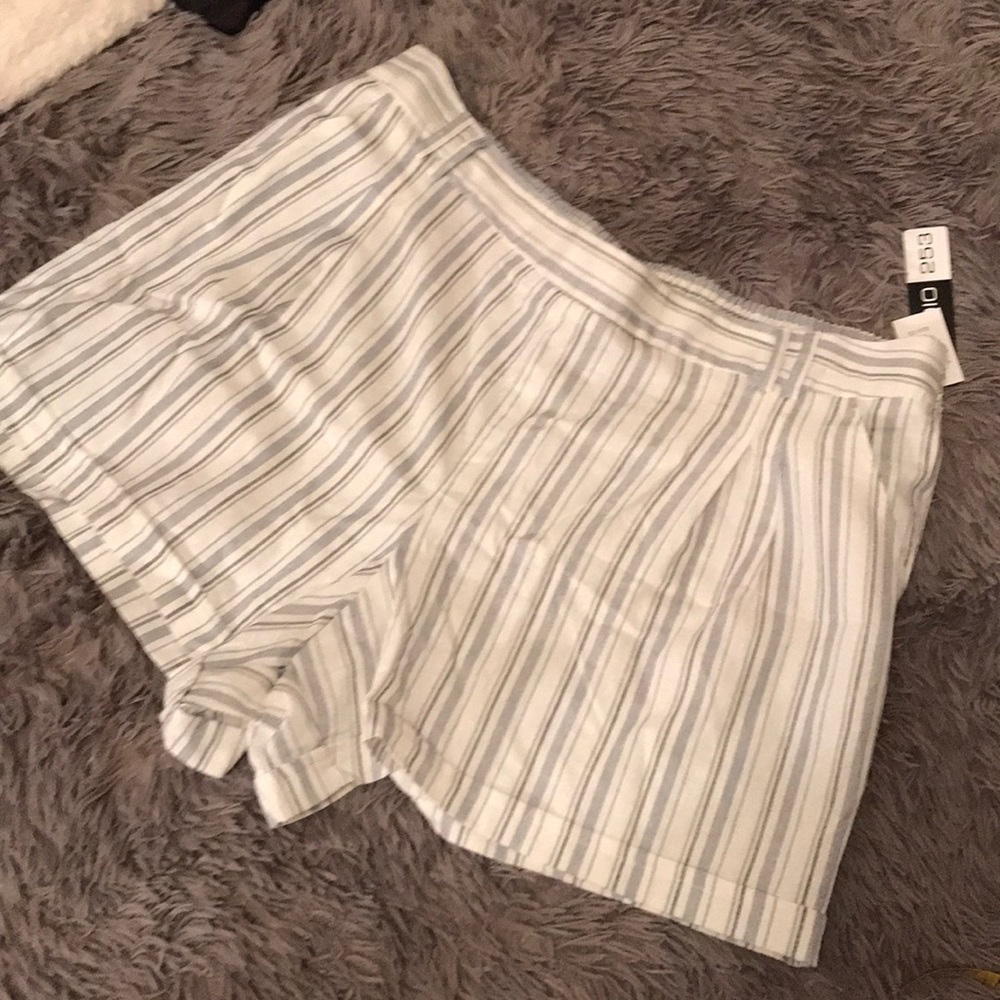 Striped Tailored Shorts